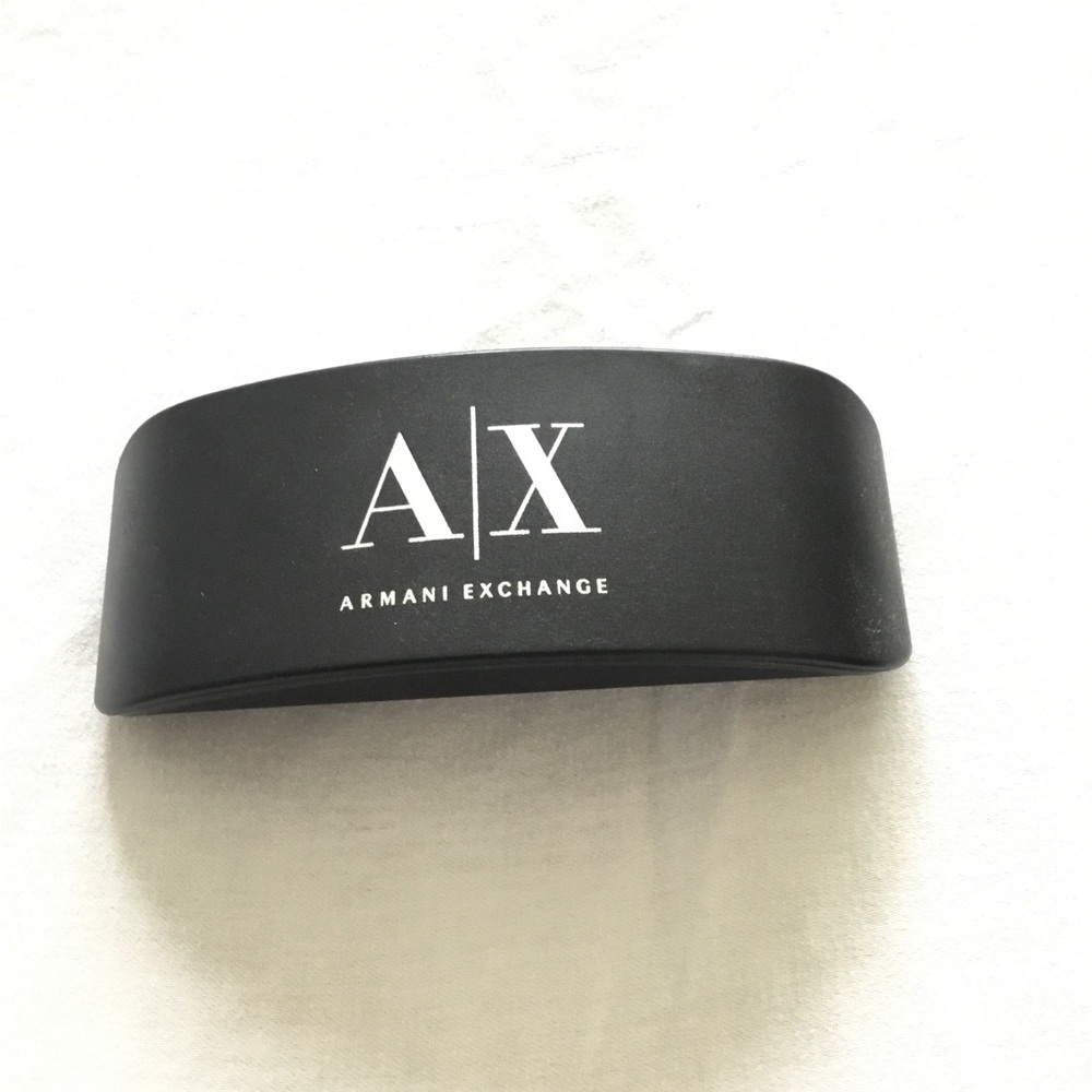 Armani Exchange Black Sunglasses Case NWOT
